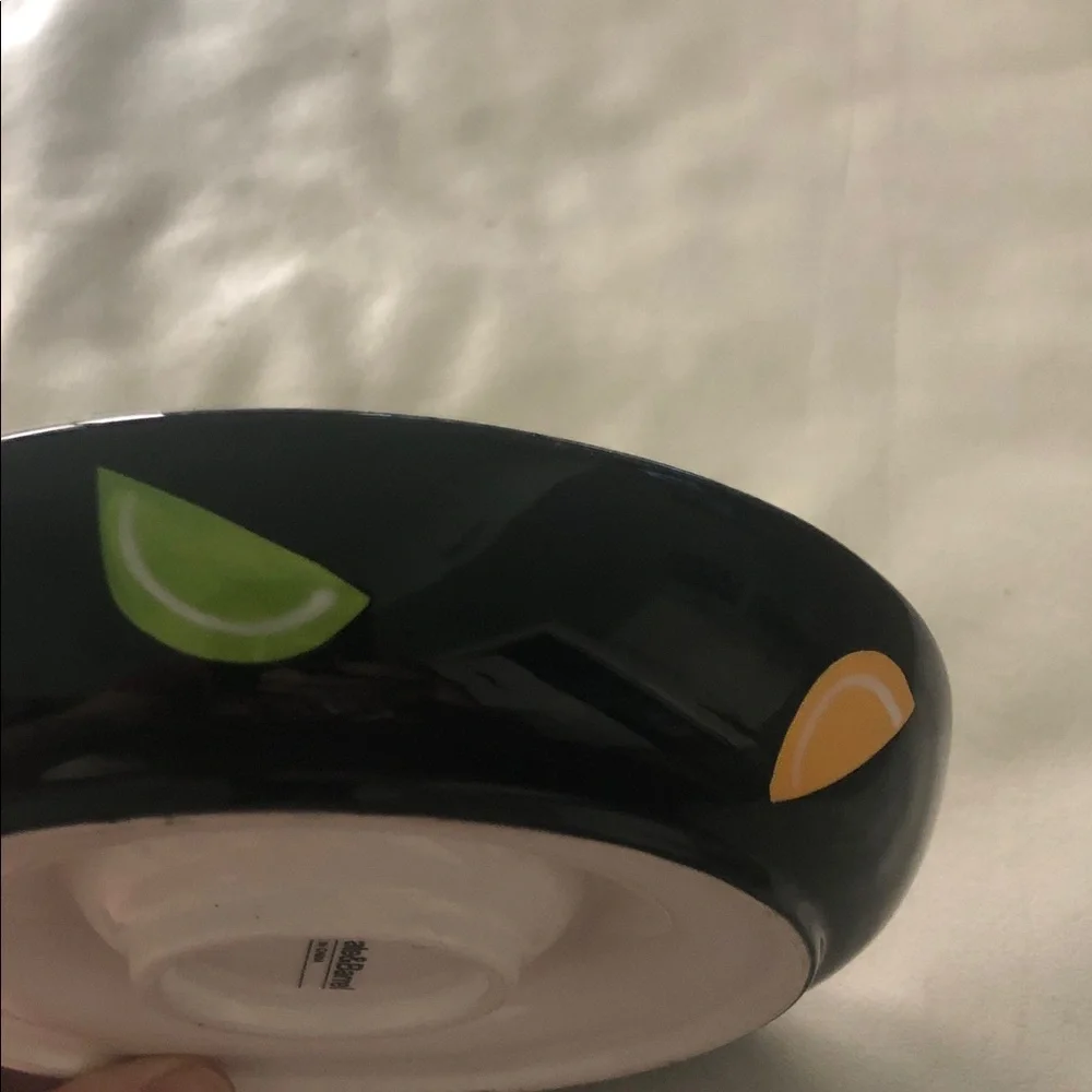 CRATE&BARREL 7” MARGARITA PREP DISH